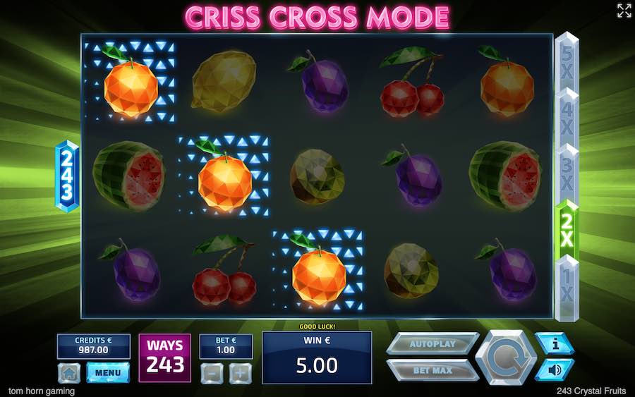 วิธีชนะที่ 243 CRYSTAL FRUITS SLOT